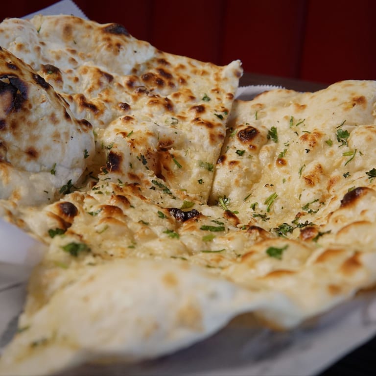 Indulge in Our Garlic Naan