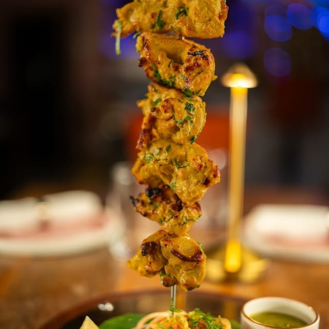 Saffron tikka.