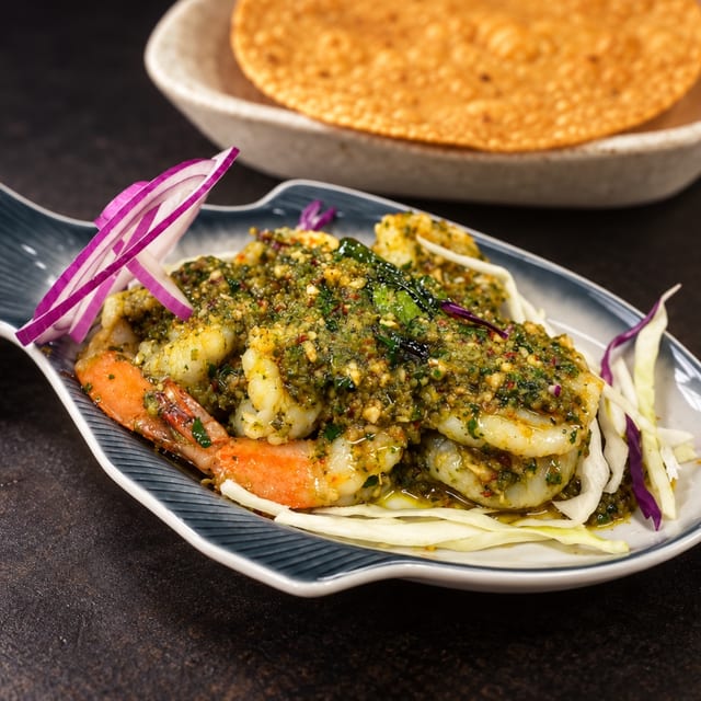 Thecha prawn.