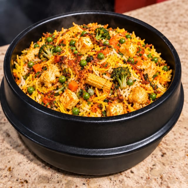 Veg Biryani.